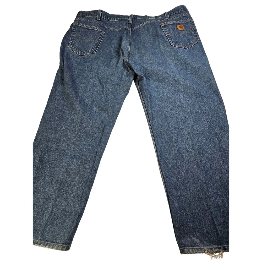Vintage 90s Carhartt B17 Relaxed Fit Jeans 50x30 USA Heavy Denim Broken In